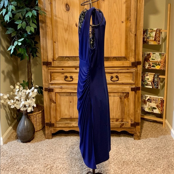 Ralph Lauren Deep Blueberry Jersey Dress - Picture 2 of 8